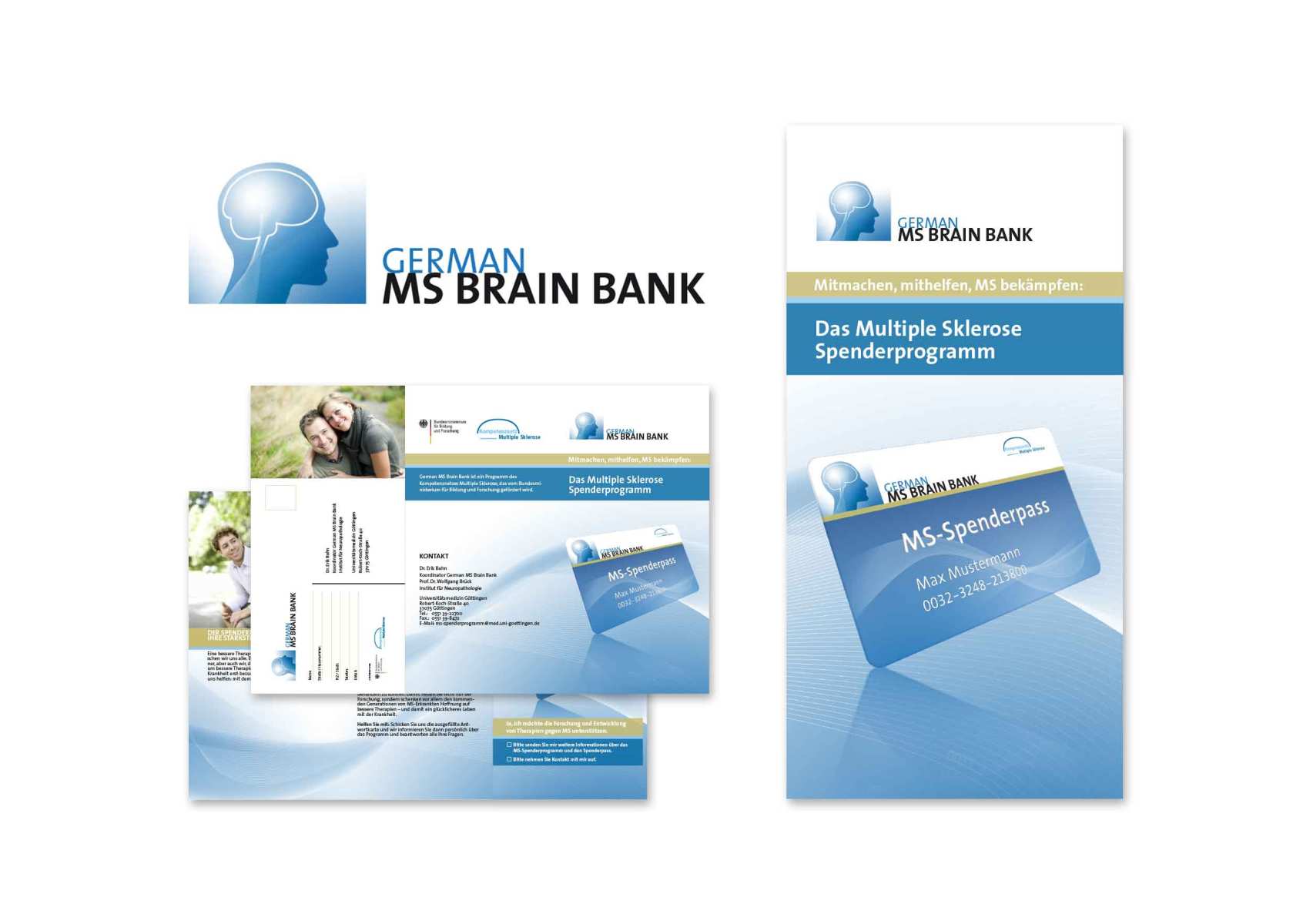 Erscheinungsbildes der German MS Brain Bank