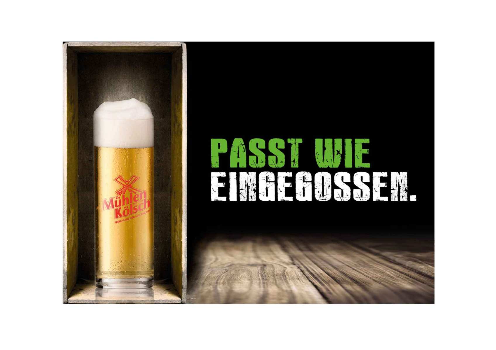 Anzeigenkampagne Mühlen Kölsch